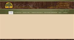 Desktop Screenshot of firstcaredental.org